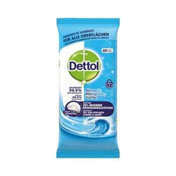 Dettol Allzweck-Reinigungstücher Ozeanfrische, 60 Stück